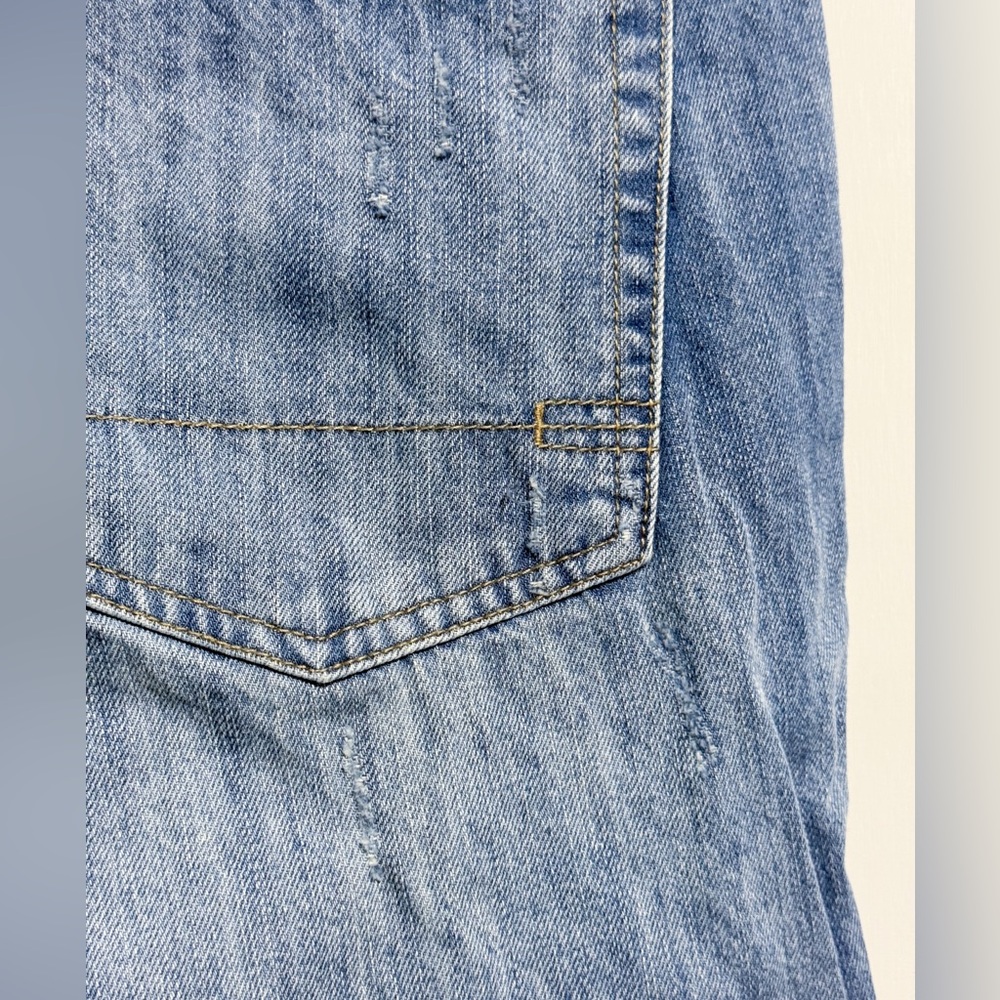 Aeropostale Relaxed Fit Jeans 40x34 Light Wash 100% Cotton Denim - Picture 15 of 16